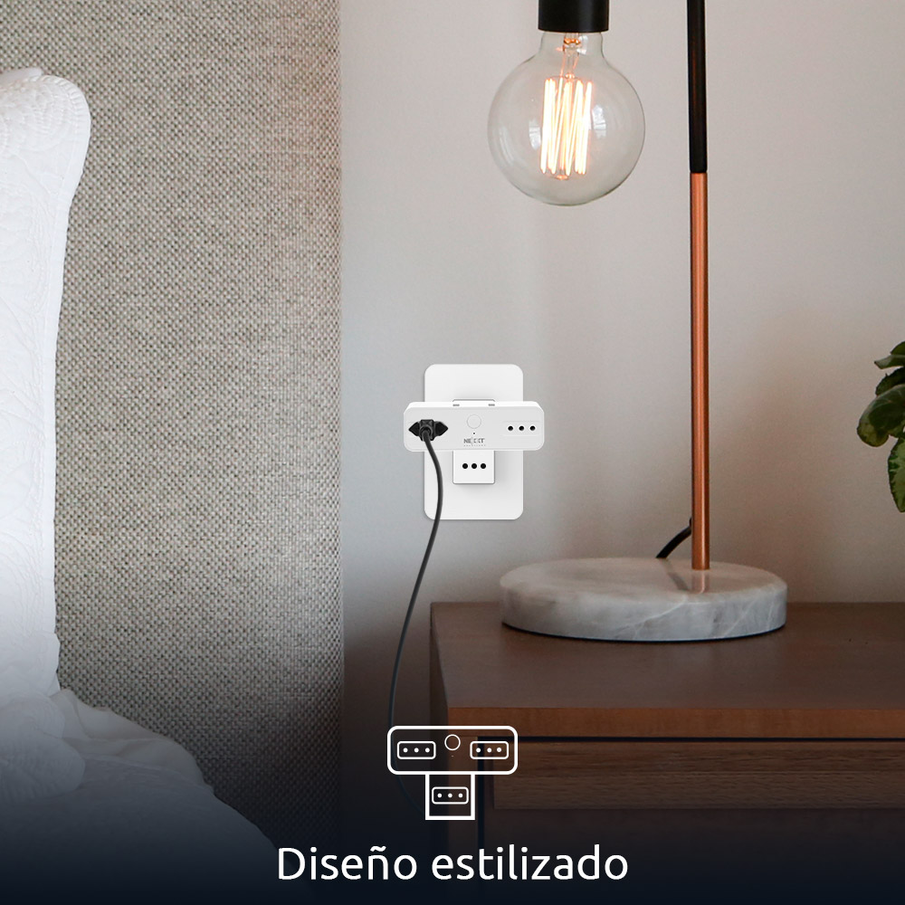 Enchufe inteligente Wi-Fi 220V (Chile) - NHP-D720 | Nexxt Home
